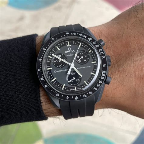 omega speedmaster moonwatch rubber strap|omega speedmaster leather strap replacement.